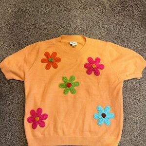 Colorful Floral Women's Sweater